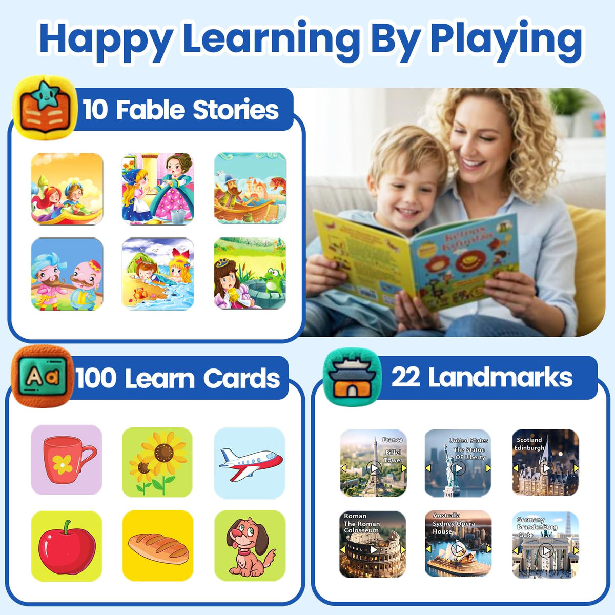 Melontti parental control interface blue demonstrates safe screen time management