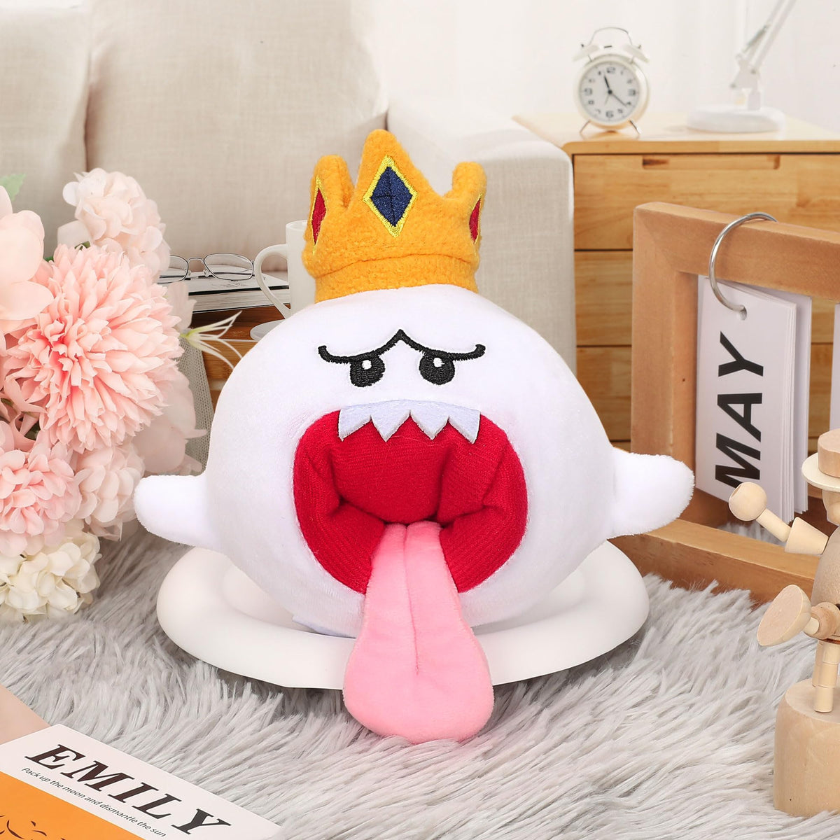 Memall anime inspired plush design adds playful charm to any room.