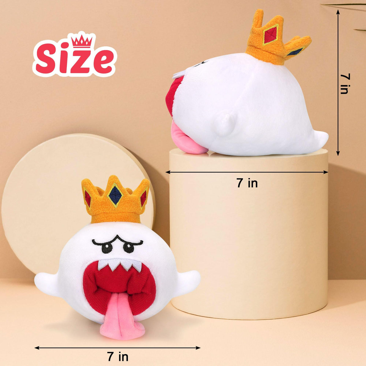 Memall plush arrives vacuum packed and expands to full size after resting.