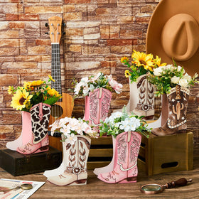 Memorywuu kraft-paper centerpieces are sturdy and reusable for events