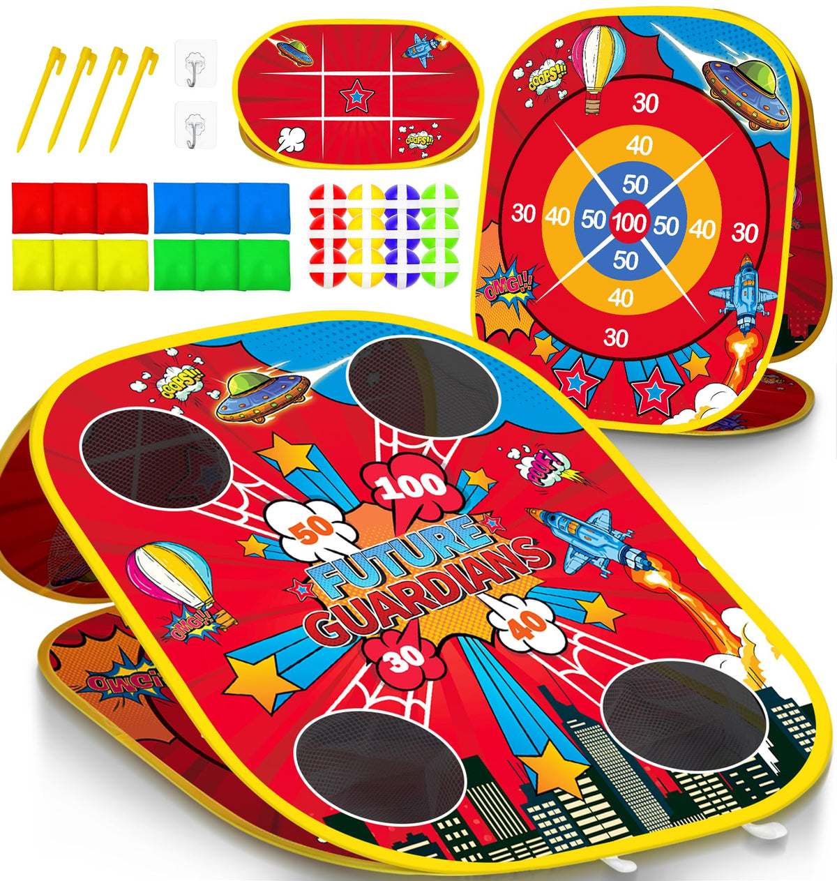 MENG YANG Spider Bean Bag Toss Set boosts outdoor family fun and coordination.
