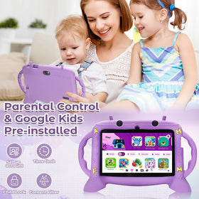 MengDash Kids Tablet 7-inch display, clear visuals for educational apps and videos