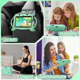 MengDash tablet kid using video with adjustable brightness for eye comfort