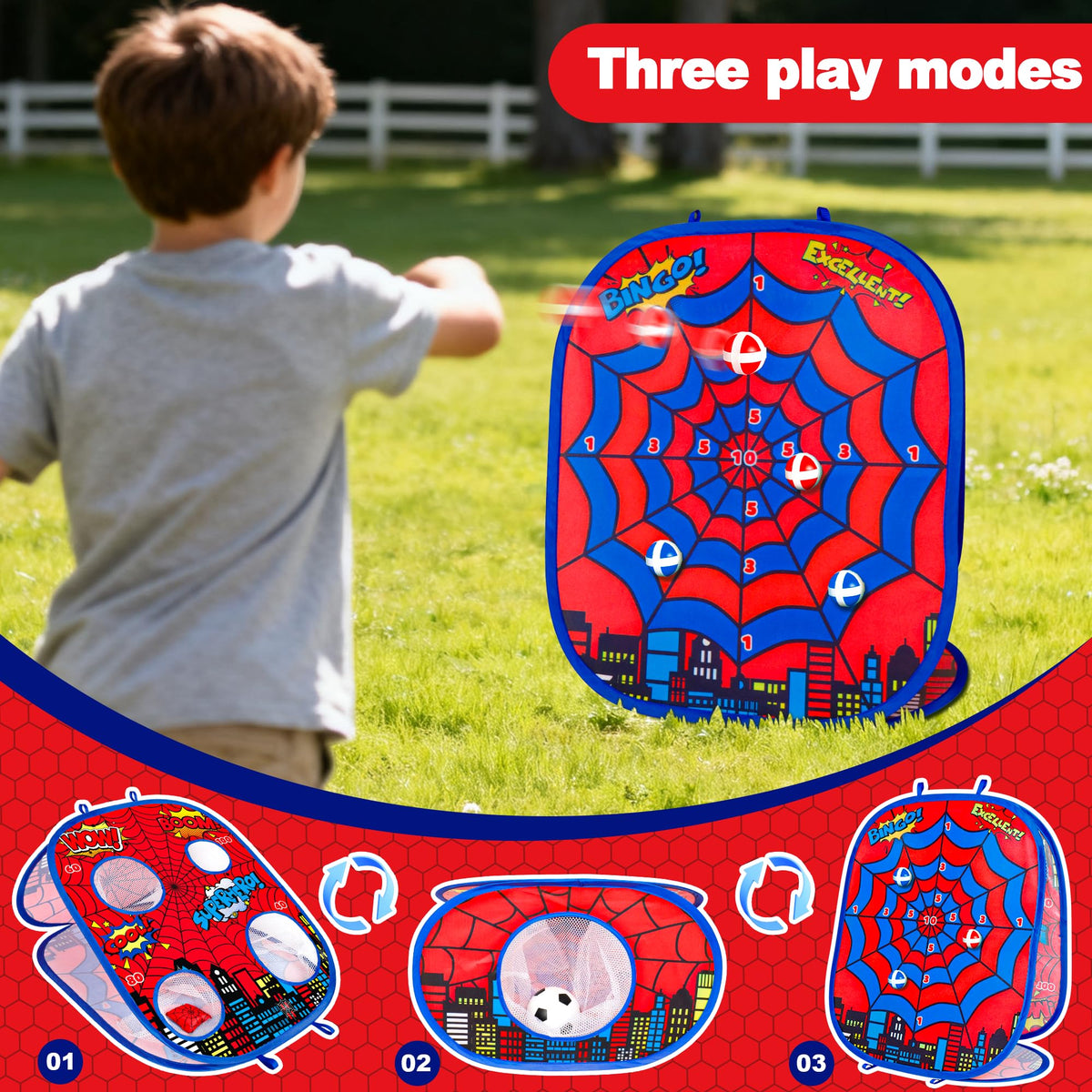Menglepig kids gaming kit supports indoor and outdoor play and family bonding.