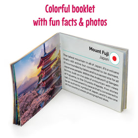 Menique Explore the World landmark card featuring Colosseum for global landmarks