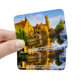 Menique Explore the World landmark card featuring Machu Picchu to spark curiosity