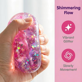 Menzcci 2x2.4 inch egg squishy ideal for kids' hands and classroom activities.