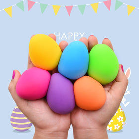 Menzcci safe TPR material egg toy with soft elasticity