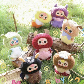Meokro Baby elf style1 pendant, a soft, portable charm for backpacks.