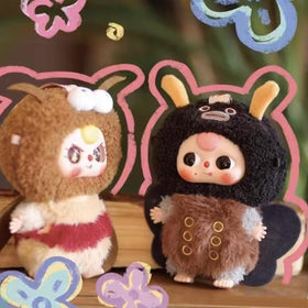 Meokro Baby elf style3 pendant, compact plush friend for phone charm.
