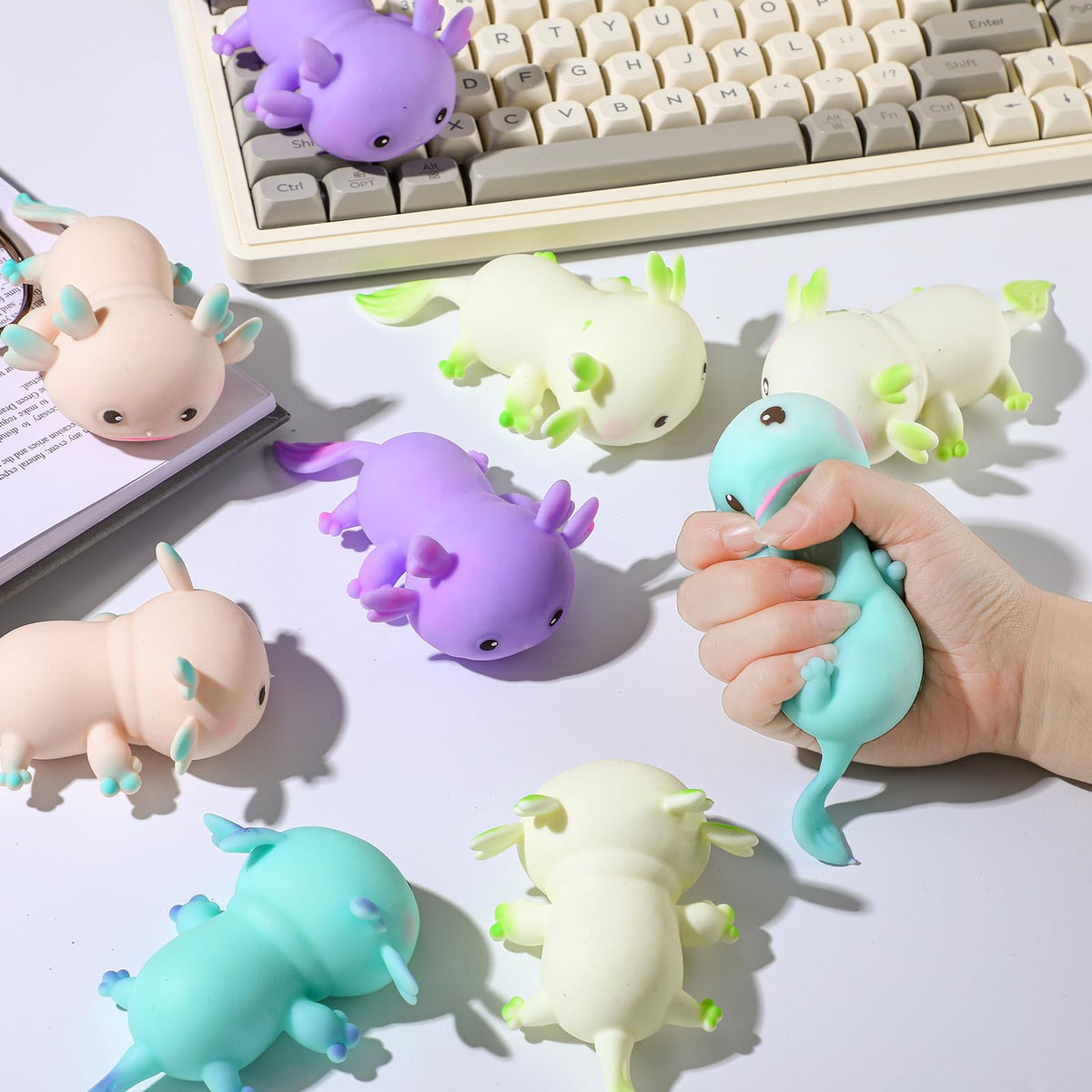 Meooeck axolotl desk toy for office breaks and concentration