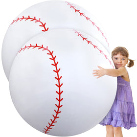 Meooeck giant inflatable baseball 27 inches for outdoor play and easy sharing.