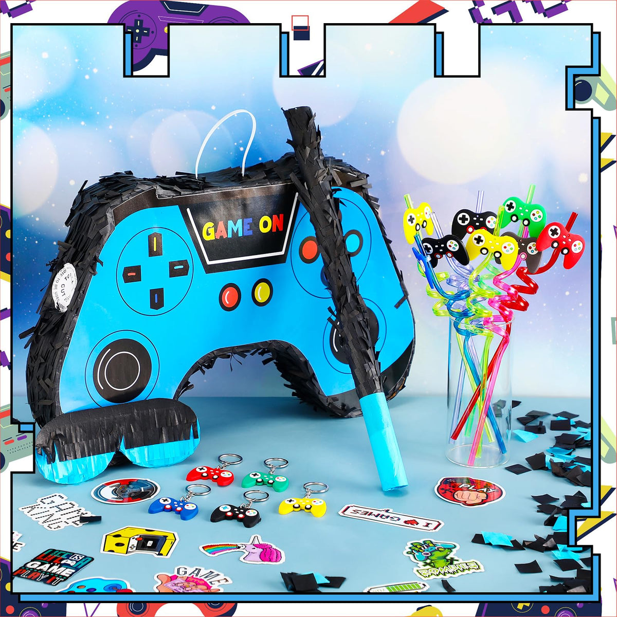 Meooeck baton for dramatic piñata swings during gamer parties