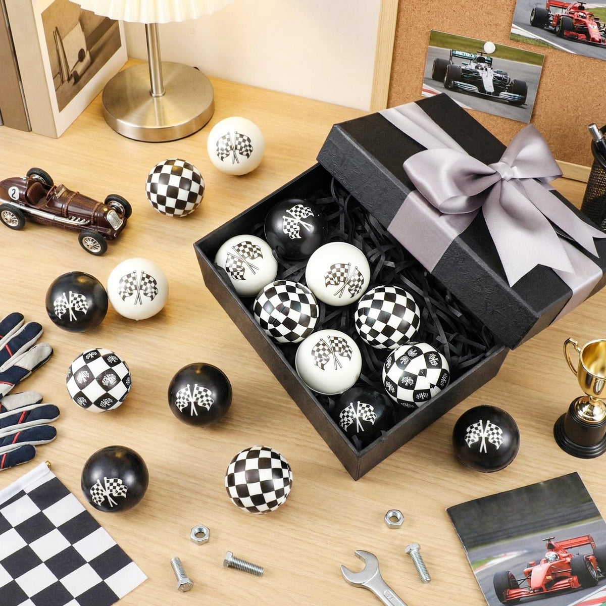 Ideal for birthday parties, race car themes, and family activities