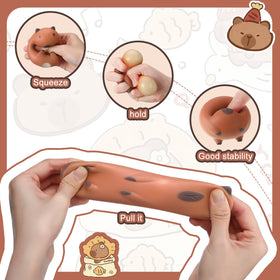 Meooeck capybara-stress-ball as Easter decor and party favor.