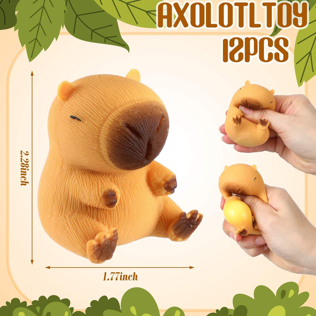 Meooeck mini capybara ball, ideal party favor for kids and adults.