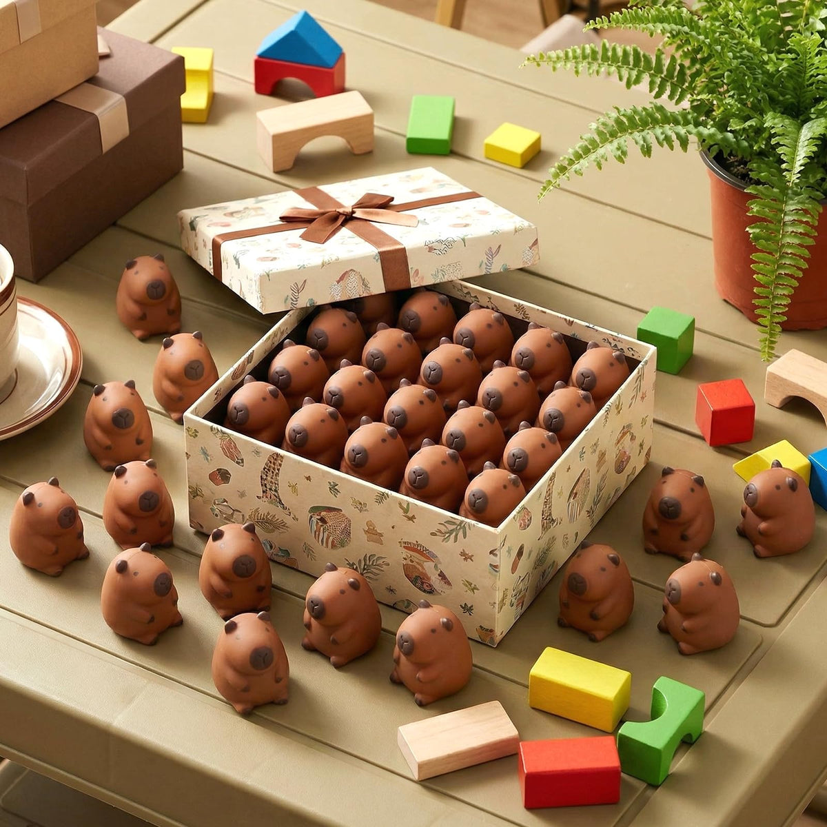 Meooeck capybara-stress-ball handheld size ideal for on-the-go fidgeting.