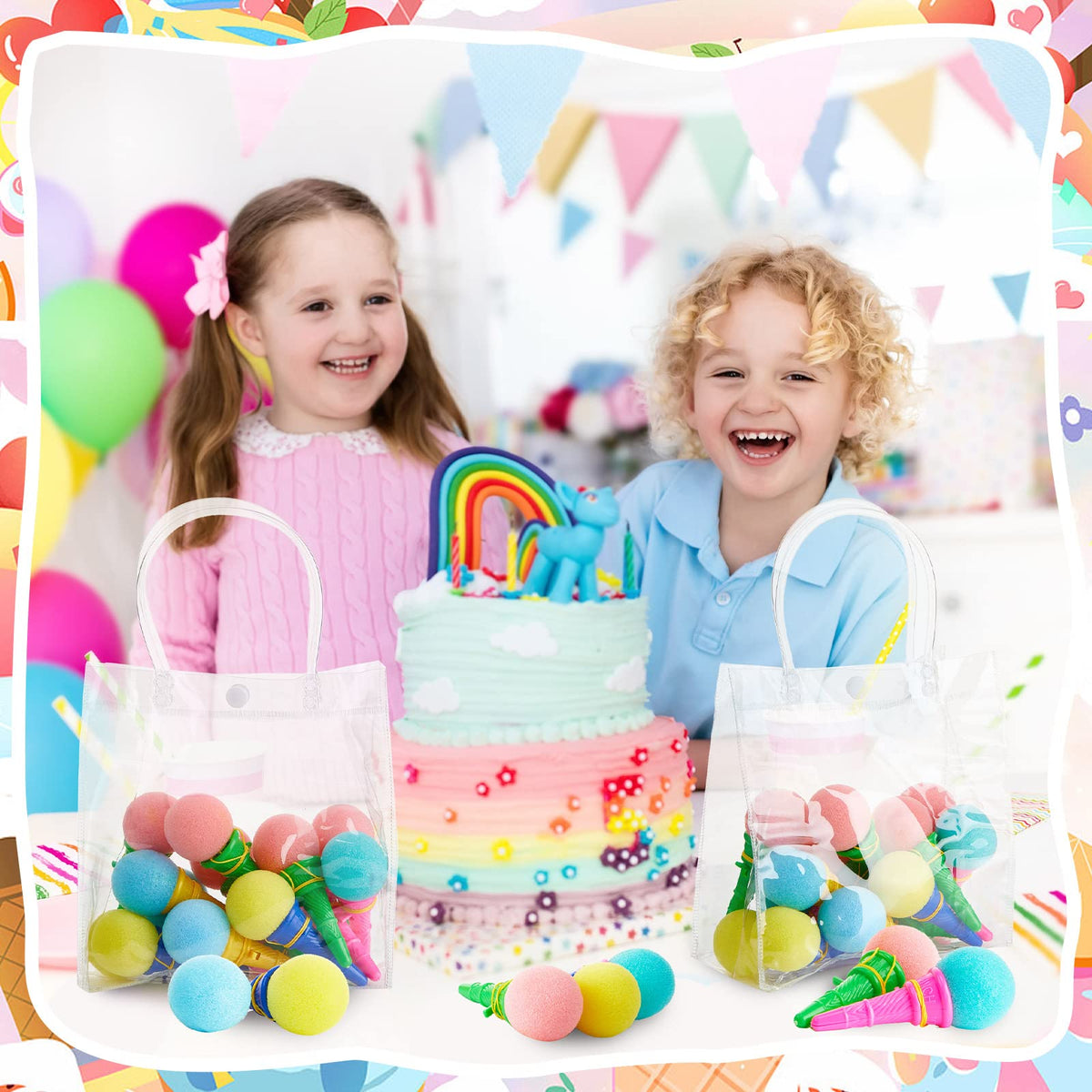 Meooeck carnival party prizes brighten events and decor.