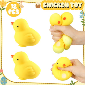 Meooeck chicken fidget ball on desk for office relaxation and break time.