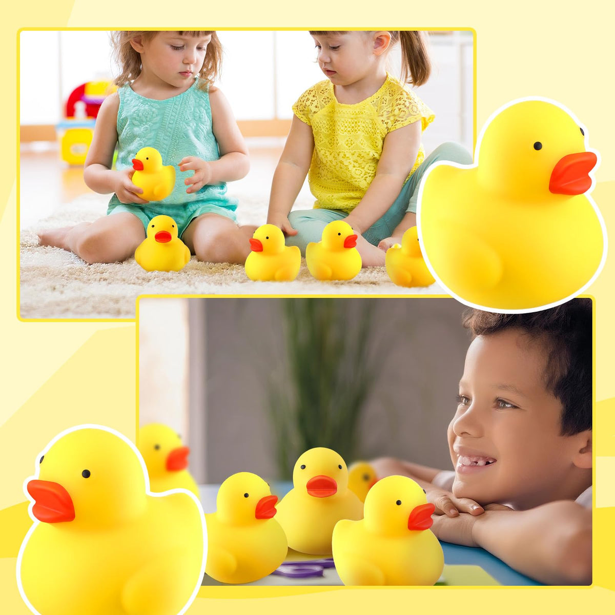 Meooeck duck toy as classroom prize or stocking stuffer.