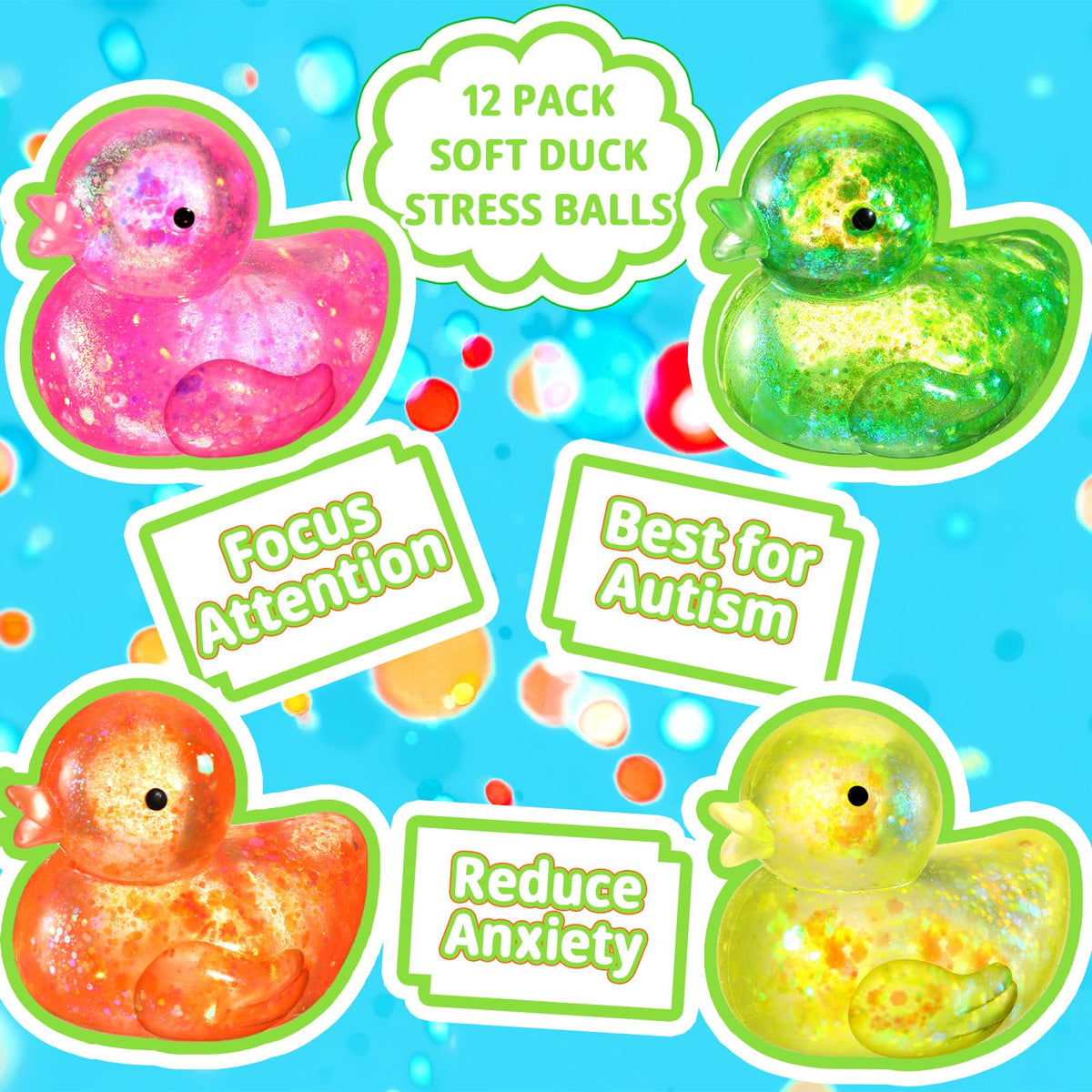 Meooeck handheld duck fidget toy designed for desks and focus