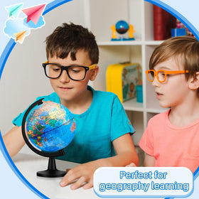 Meooeck durable ABS globe designed for reliable classroom use.