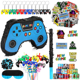 Meooeck game controller pinata hanging as a vibrant gamer party decor
