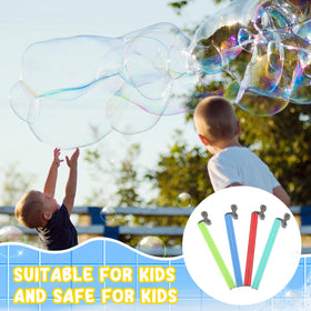 Meooeck bubble wand rope soak action creating large bubbles