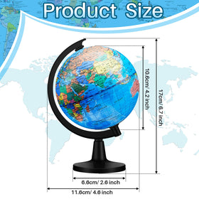 Meooeck globe stand anti-slip base keeps globes stable during group activities.