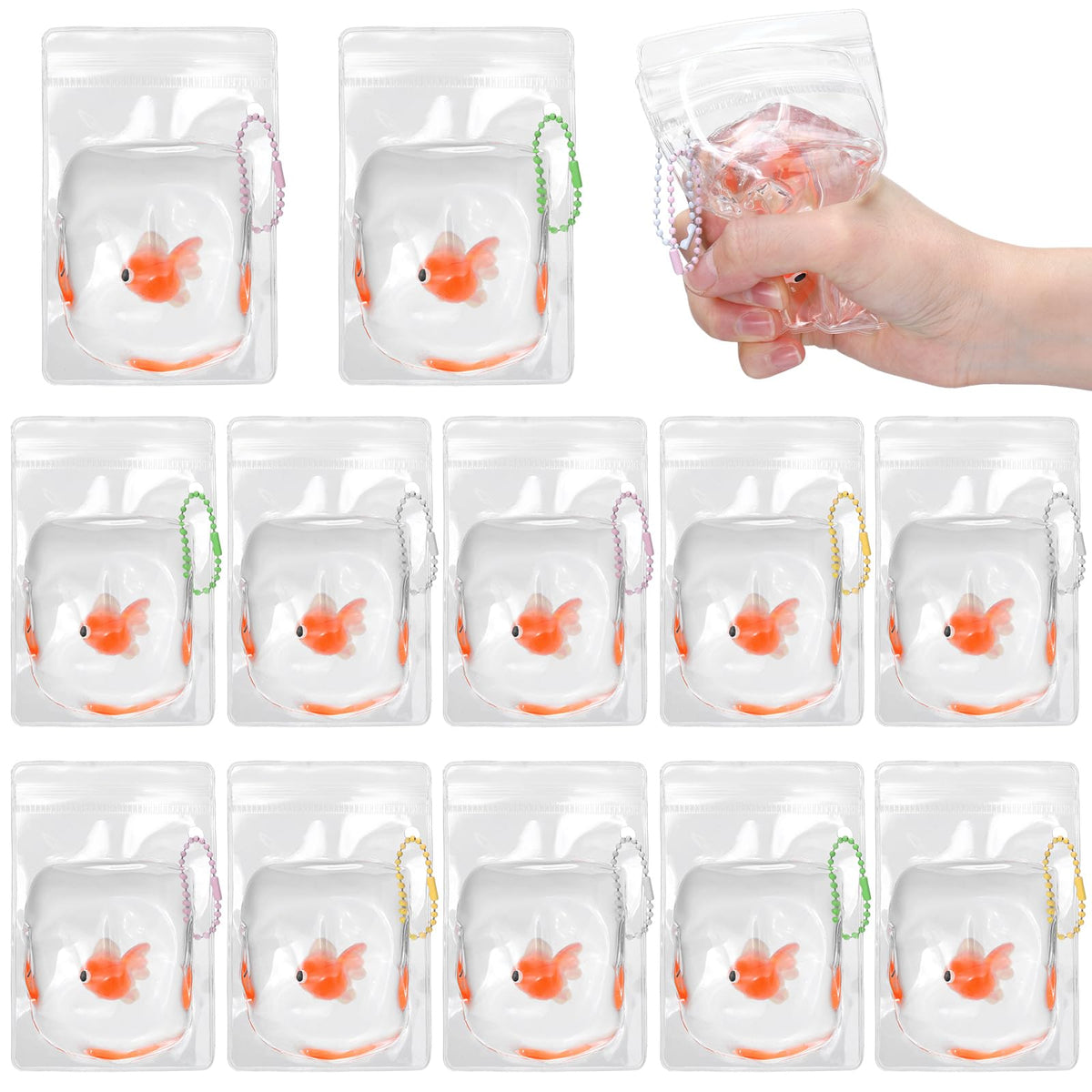 Meooeck goldfish stress ball set for desk relief