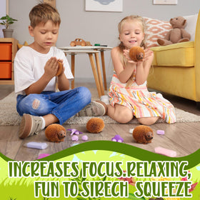 Meooeck hedgehog stress toy non-toxic material ideal for long sessions