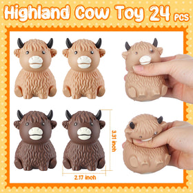 Meooeck Highland Cow stress balls used as concentration tool to support focus