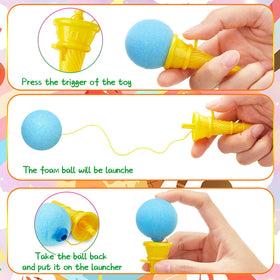 Meooeck ice cream shooter trigger action for interactive entertainment.