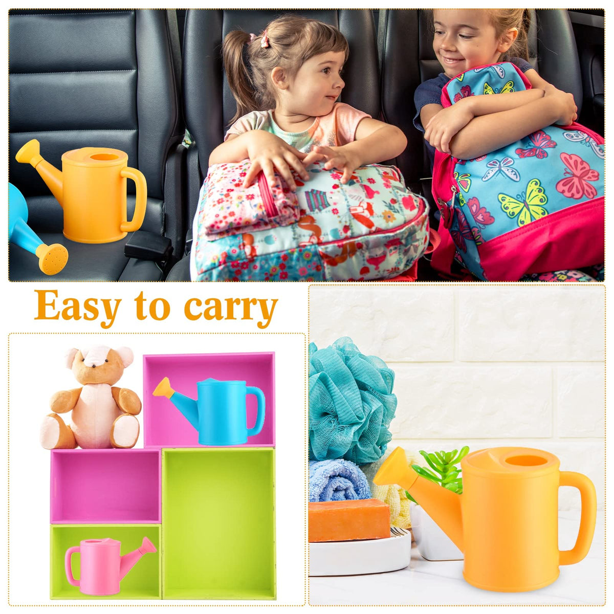 Meooeck beach-play watering can helps transport sand and seawater easily.