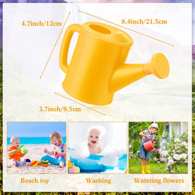 Meooeck blue kids watering can ideal for outdoor watering and sand play.