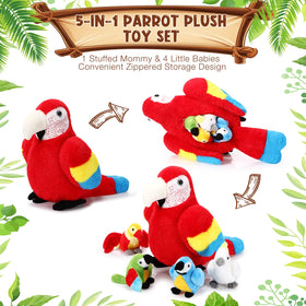 Meooeck plush family set ideal for birthdays and parties