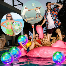 Meooeck light-up ball enhances pool party visuals