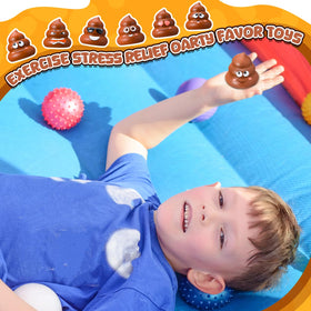 Meooeck poop stress ball party filler and Easter egg surprise.