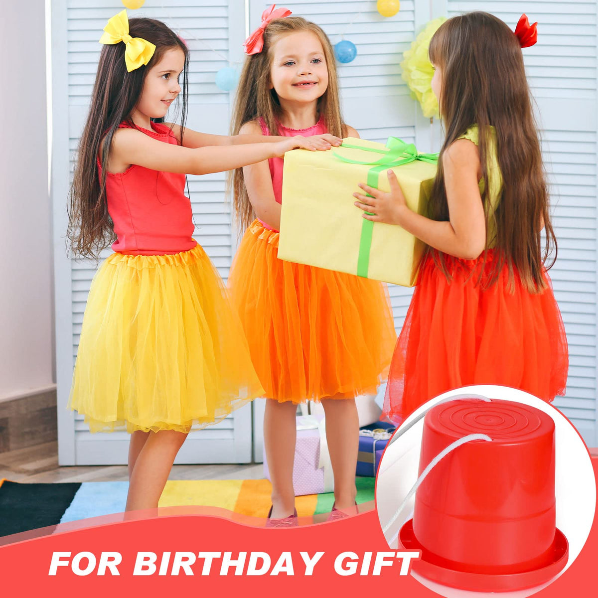Meooeck stilts stackable design saves space after play.
