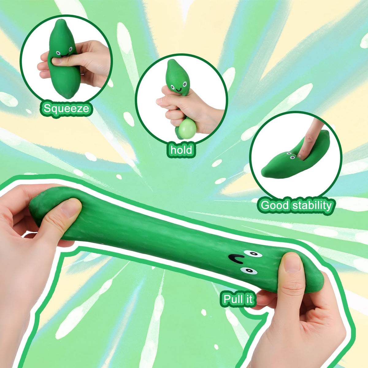 Meooeck stress balls are ideal gifts for offices, classrooms, and events.