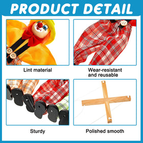 Meooeck wooden puppet in action enhances dexterity during pretend play