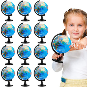 Meooeck world globe 4.6-inch pack for classroom hands-on geography learning.