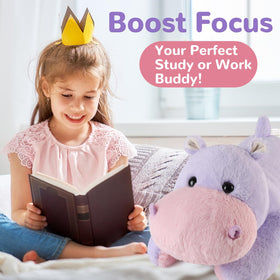 Meowtastic Hippo suitable for kids and adults seeking soft security