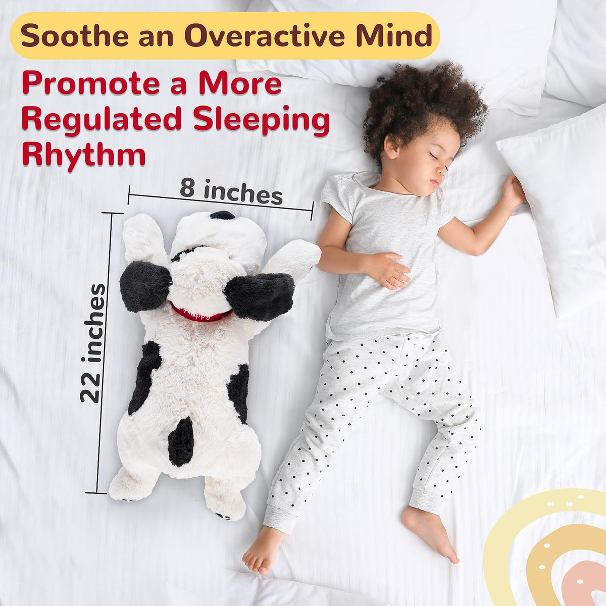 Meowtastic stitching detail highlights durability for long lasting cuddles.