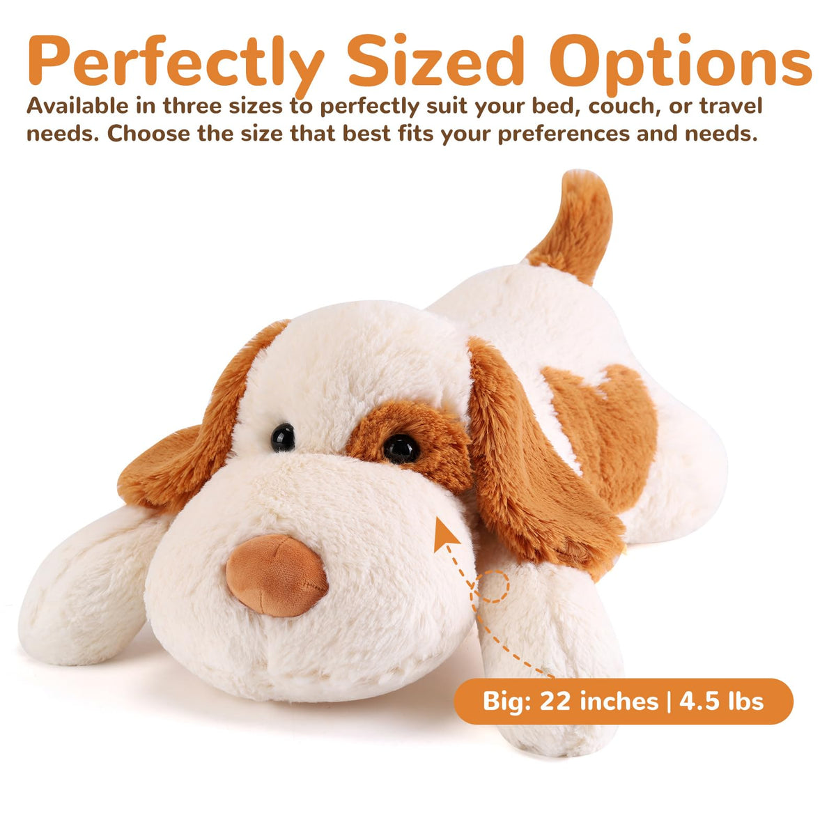 Meowtastic weighted dog plush fill detail showing durable interior for long use.