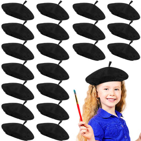 Mepase 20-piece kids black French beret set ready for party outfits