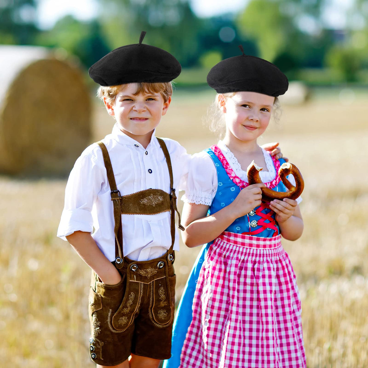 Lightweight, comfortable beret designed for kids and teens