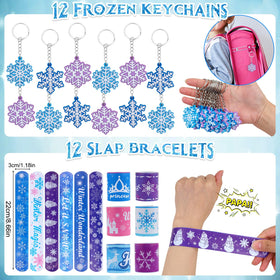 Mepmela Frozen keychains as keepsakes for guests.