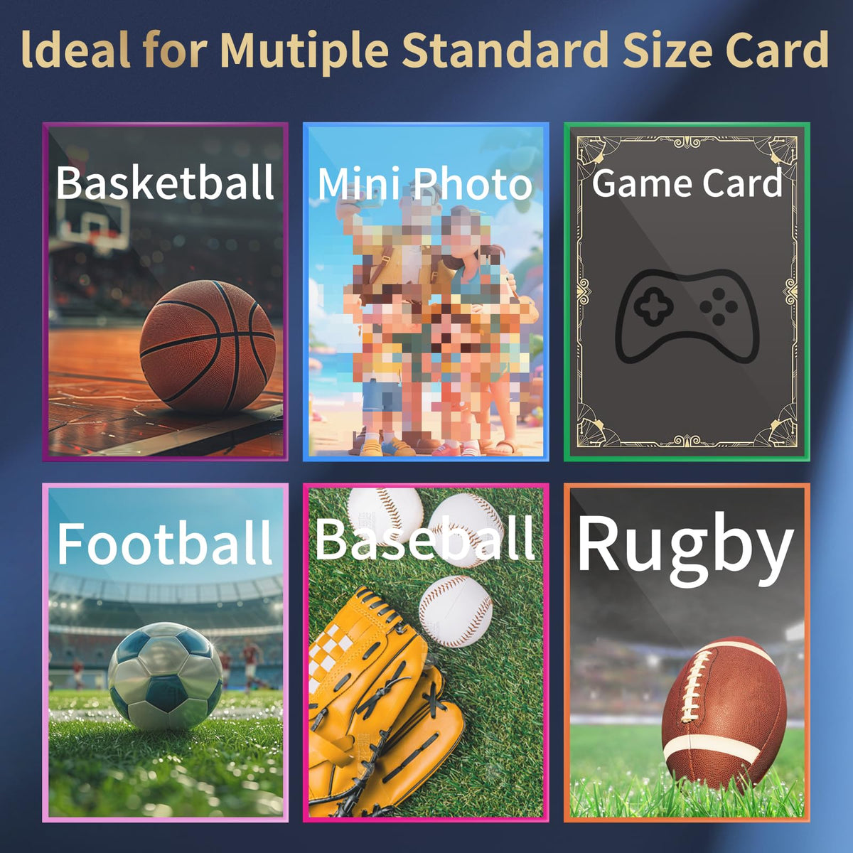 MEQHUO protection and organization for sports, baseball, and collectible cards