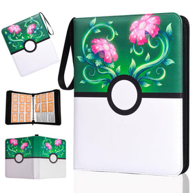 MERATIA trading card binder front cover shows capacity for 900 cards.